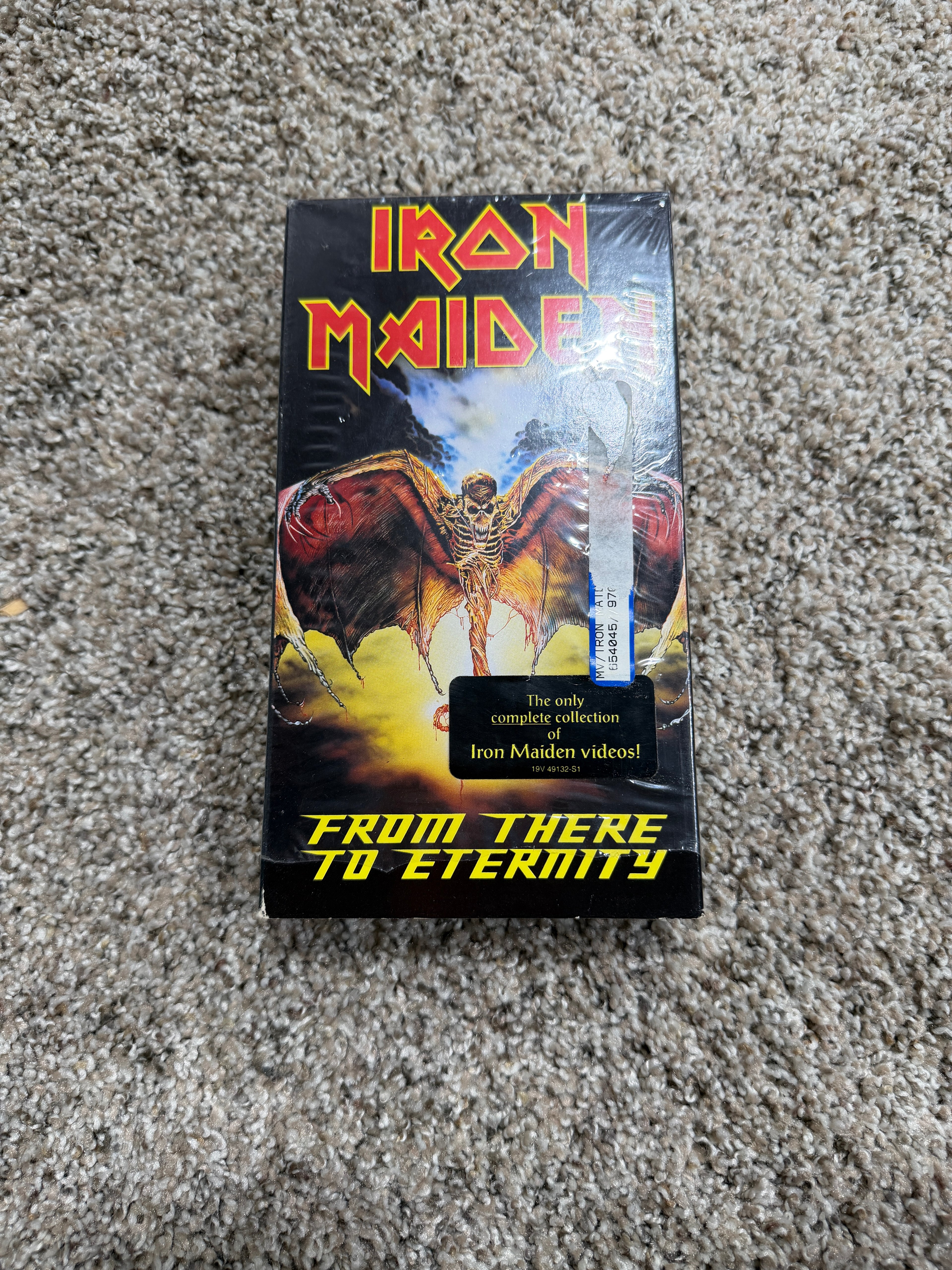 Iron Maiden "From There to Eternity" VHS tape