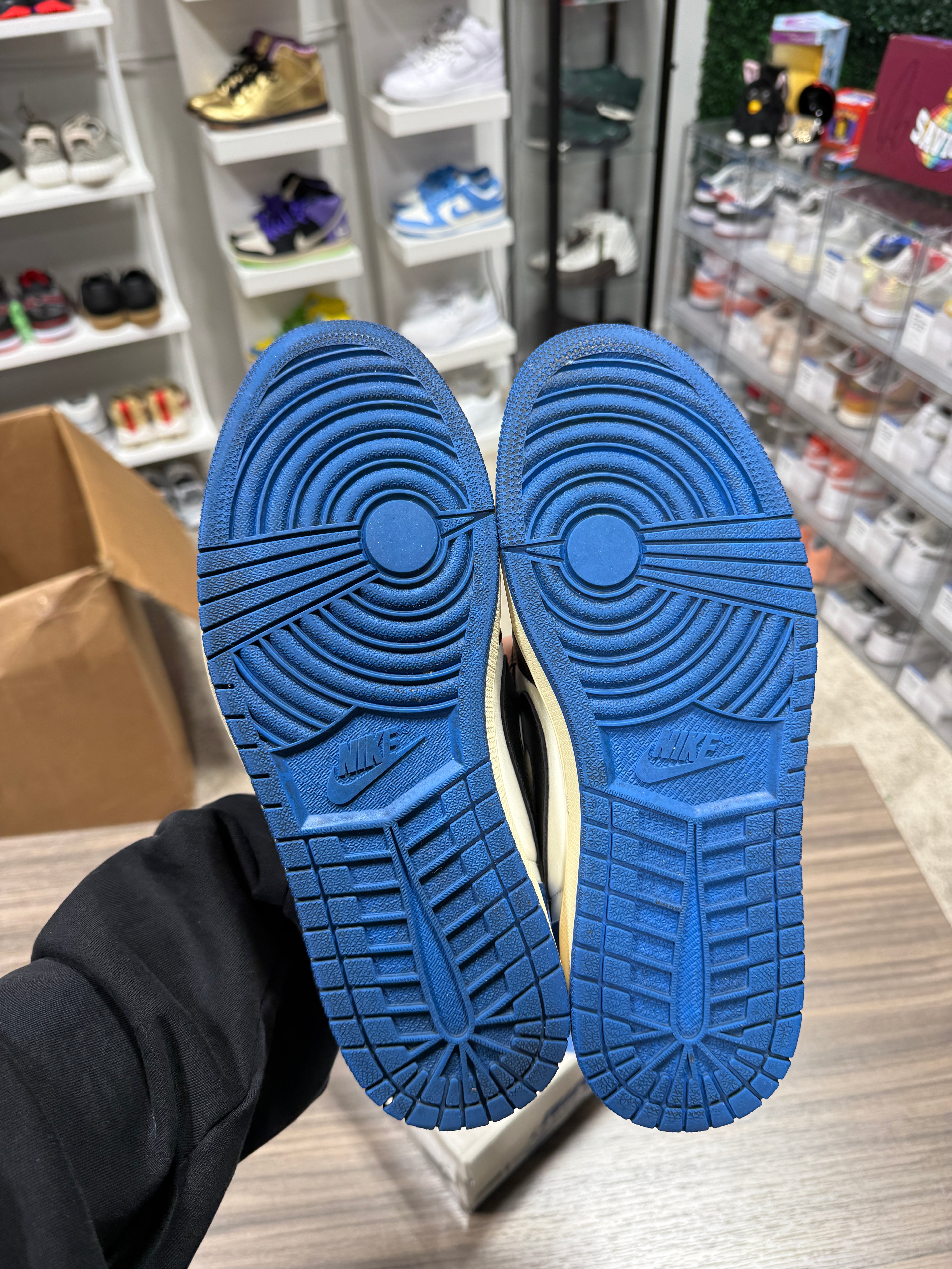 Fragment Design x Travis Scott x Air Jordan 1 Retro Low Sz 10