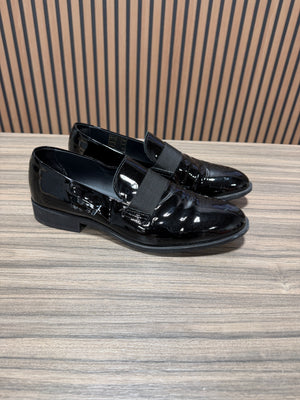 Hugo Boss Mens Black Eastside Loafers Dress Shoes Sz 7 Mens