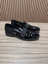 Load image into Gallery viewer, Hugo Boss Mens Black Eastside Loafers Dress Shoes Sz 7 Mens
