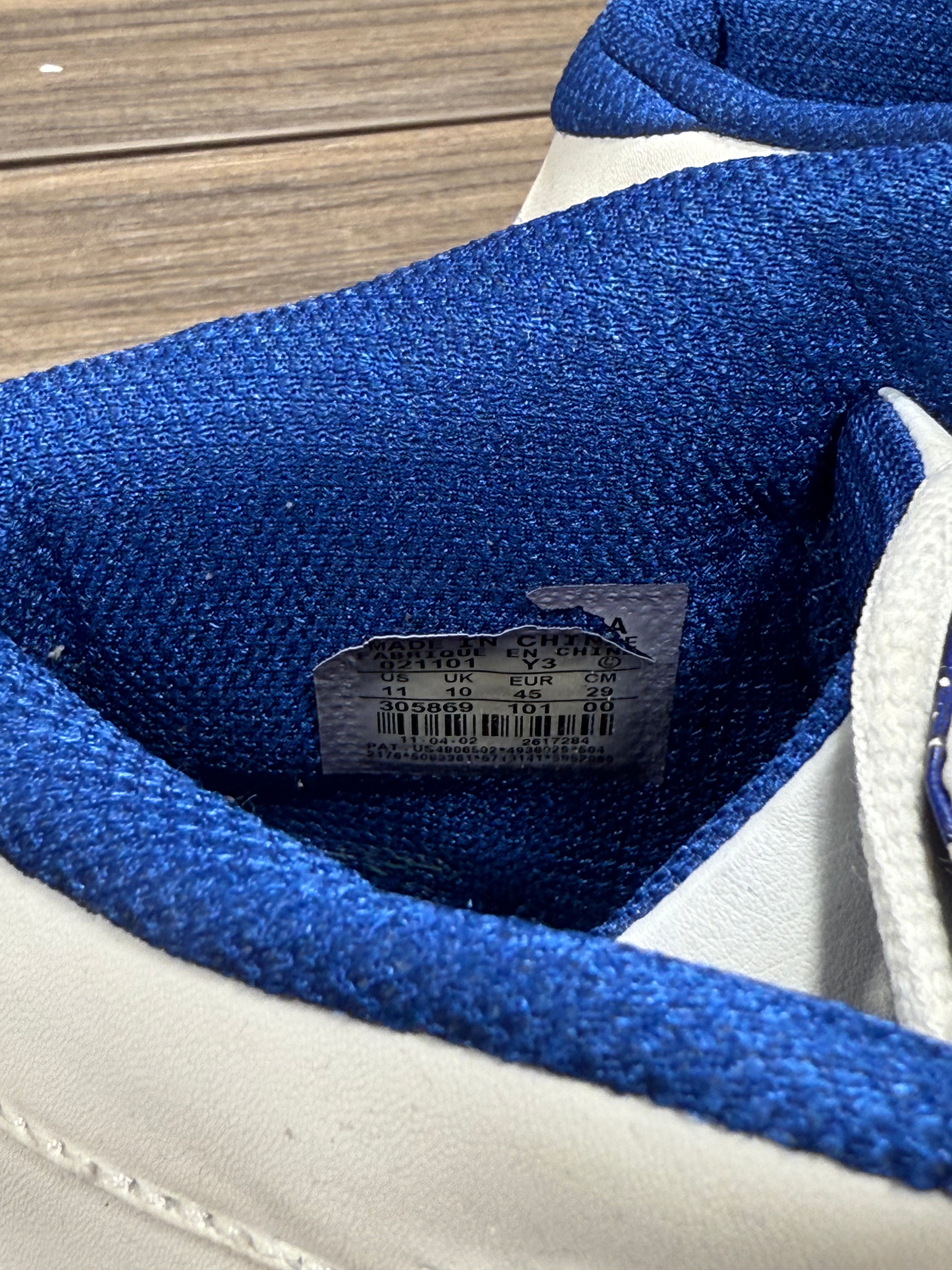 Air Jordan 18 OG White/ Royal Blue 305869-101 Vintage (2003) Size 11 No Box