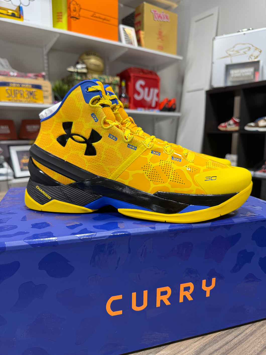 Under Armour Steph Curry 'Double Bang' Special Box PE Sz 11 Read Description