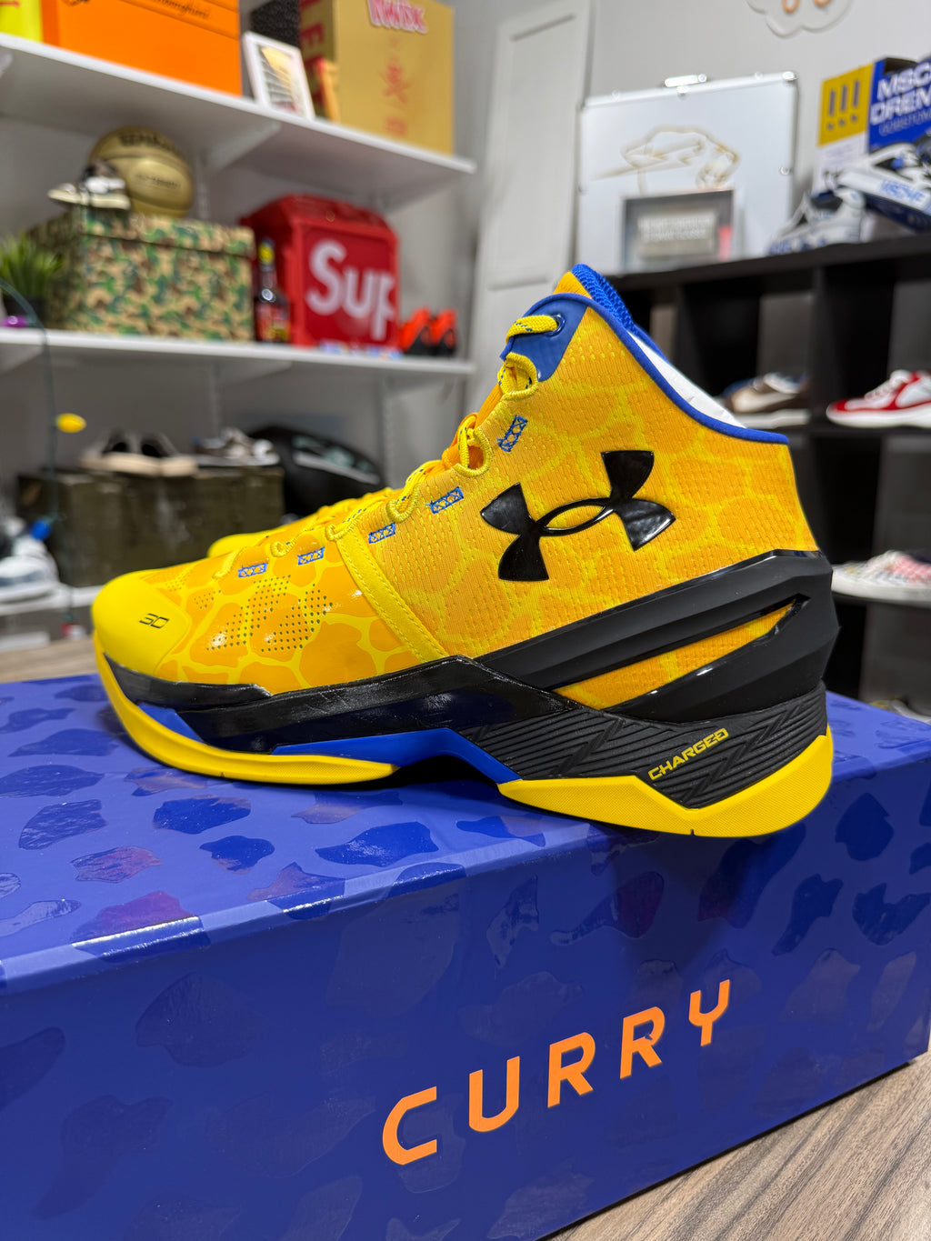 Under Armour Steph Curry 'Double Bang' Special Box PE Sz 11 Read Description