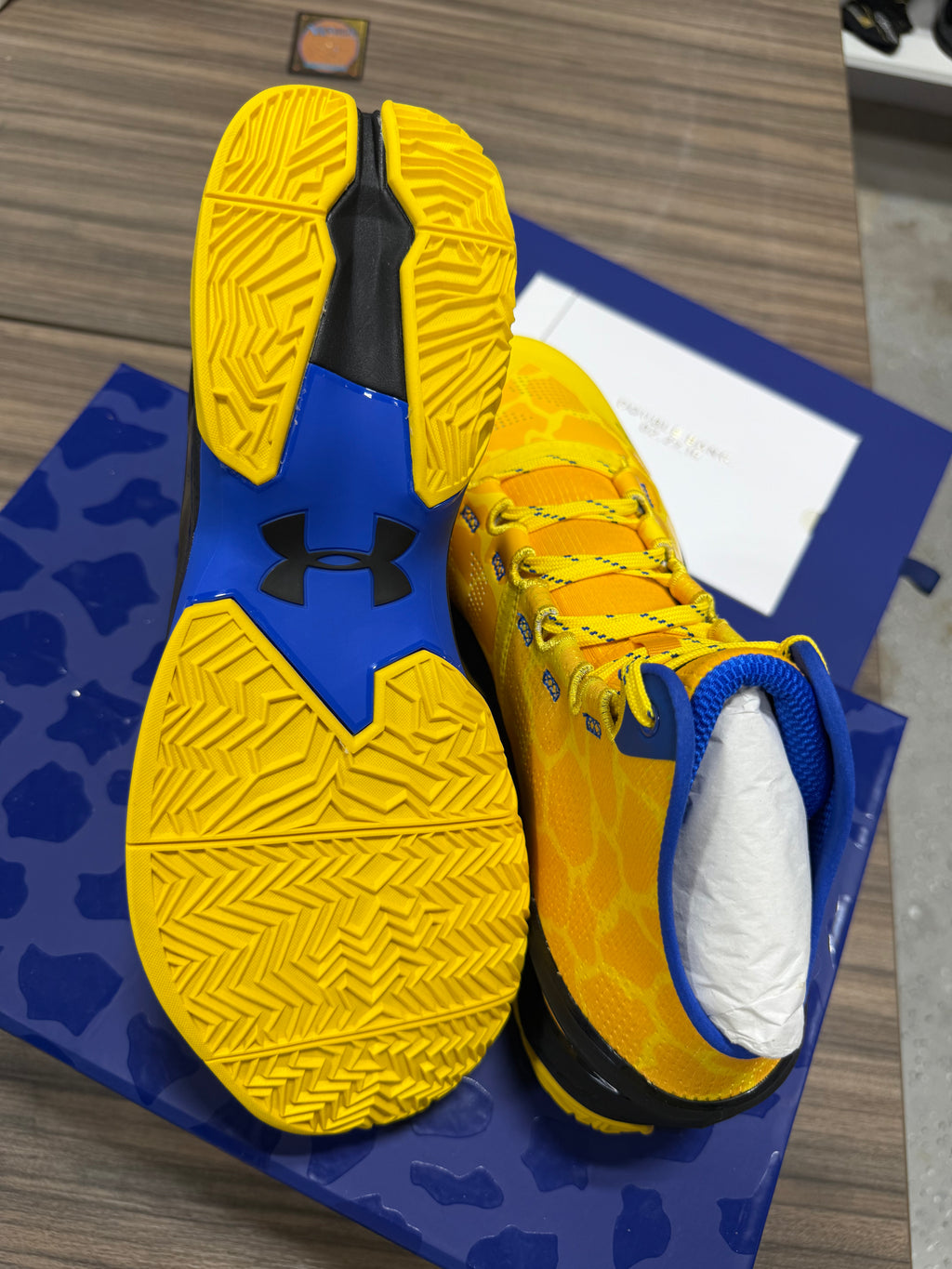 Under Armour Steph Curry 'Double Bang' Special Box PE Sz 11 Read Description
