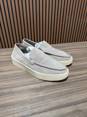 Calvin Klein Mens' Carch Loafers, Light Grey Sz 8