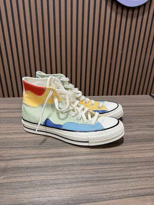 Converse Chuck 70 High 'Crafted Patchwork - Olive Aura' Sz 8