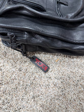Load image into Gallery viewer, Tumi Limited Edition Black Leather Messenger Travel Laptop Bag
