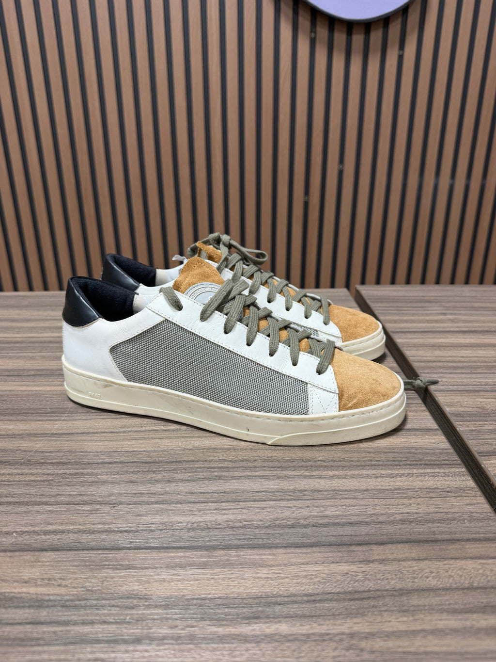 P448 Jack Leather, Suede, Mesh Logo Sneaker Sz 41 (US 8)