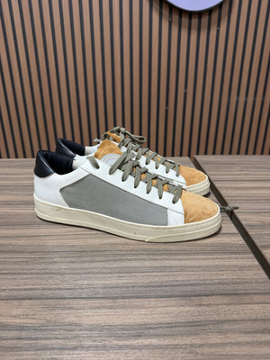 P448 Jack Leather, Suede, Mesh Logo Sneaker Sz 41 (US 8)