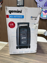 Load image into Gallery viewer, Gemini Portable Bluetooth Speaker W/ Microphone
