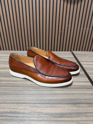Marc Nolan Leather Slip On Sneakers Sz 8