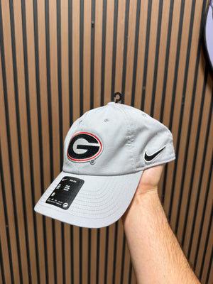 Men's Nike Gray Georgia Bulldogs 2025-26 College Football Playoff Club Adjustable Hat