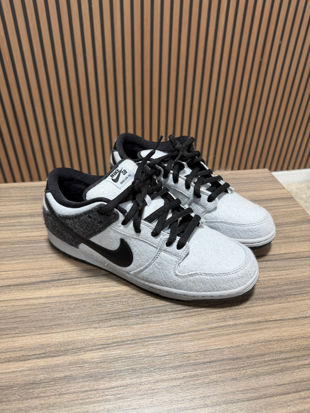 Nike SB Dunk Low Premium WOLF GREY Black 313170-015 2013 Mens 10.5
