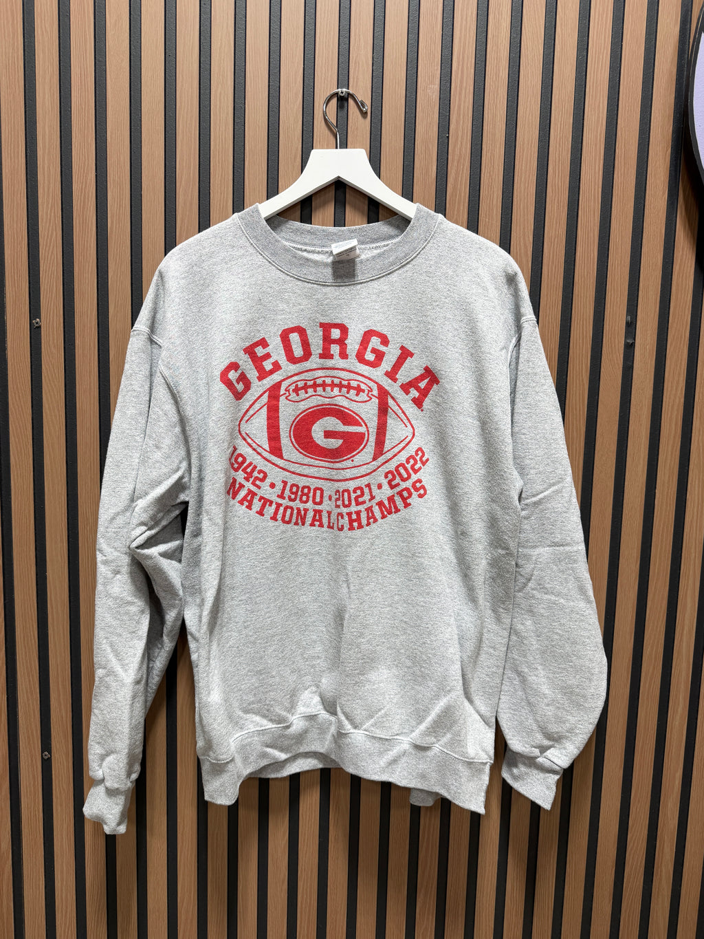 University Of Georgia Natty Championship Crewneck Sz XL