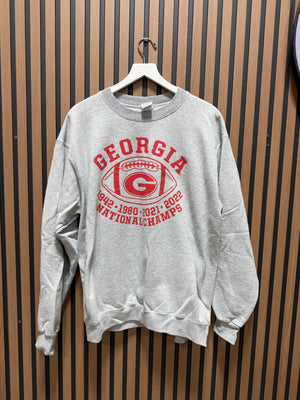 University Of Georgia Natty Championship Crewneck Sz XL