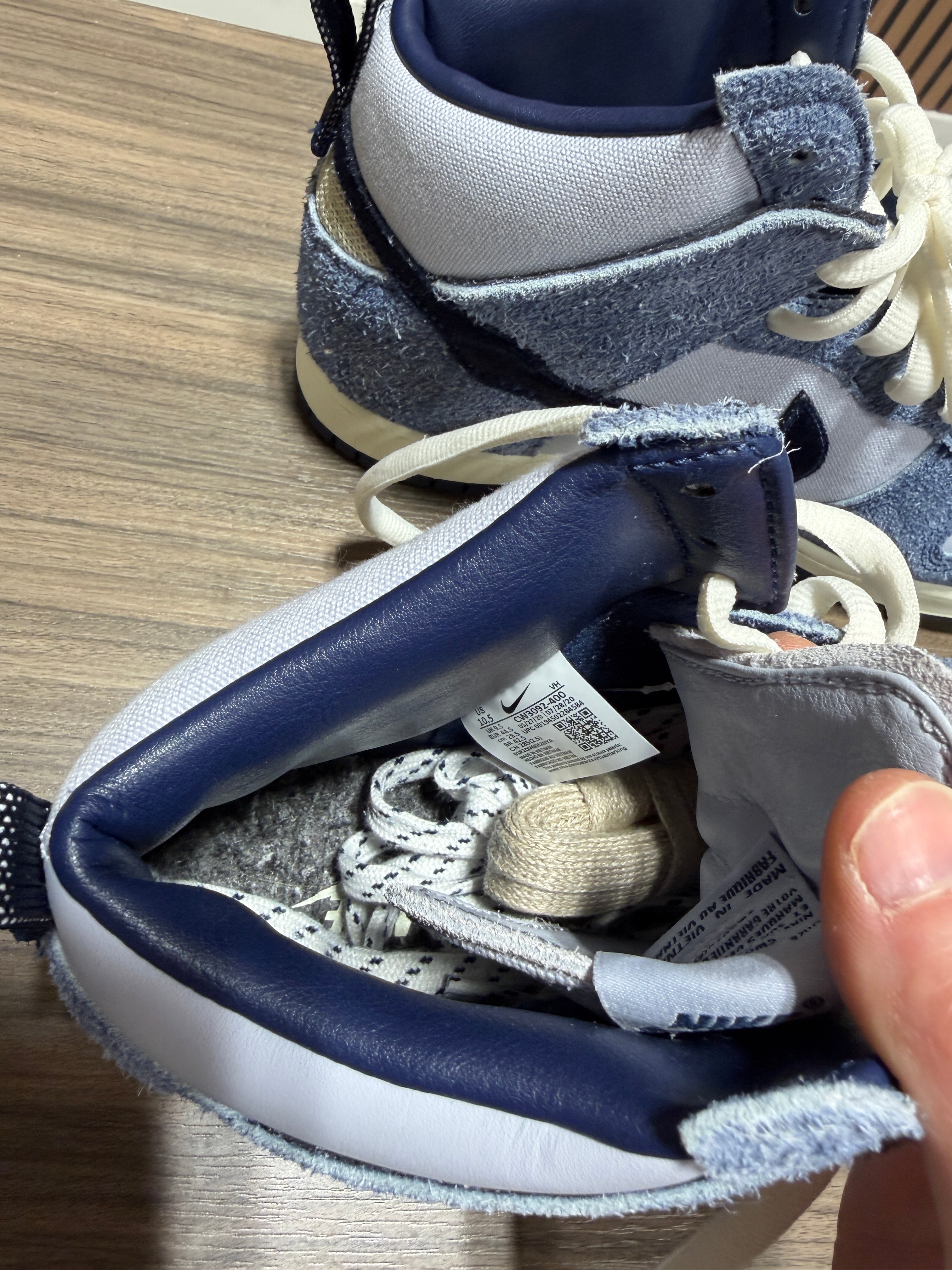 Notre x Nike Dunk High 'Midnight Navy' 10.5