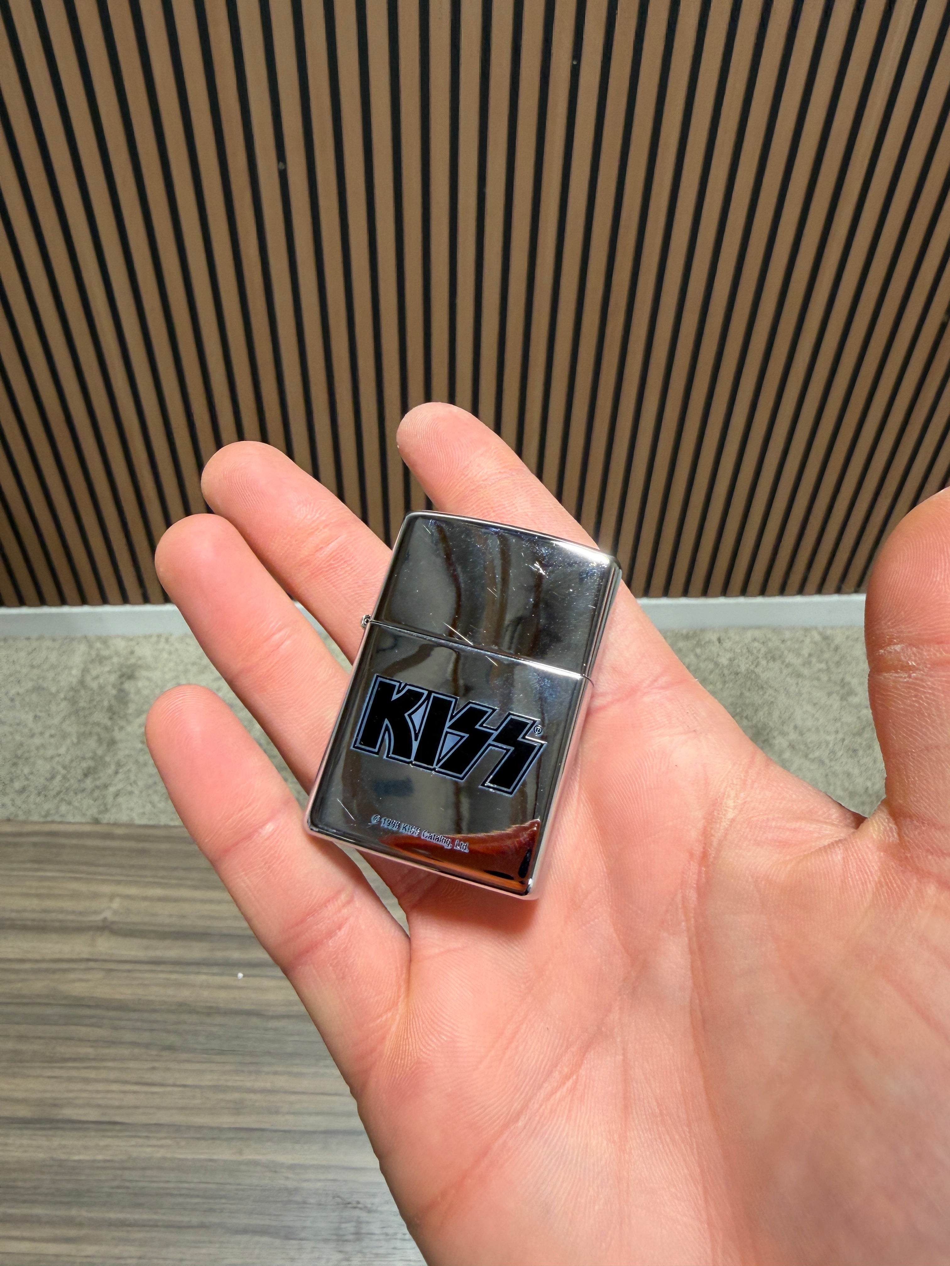 KISS Chrome Zippo Lighter