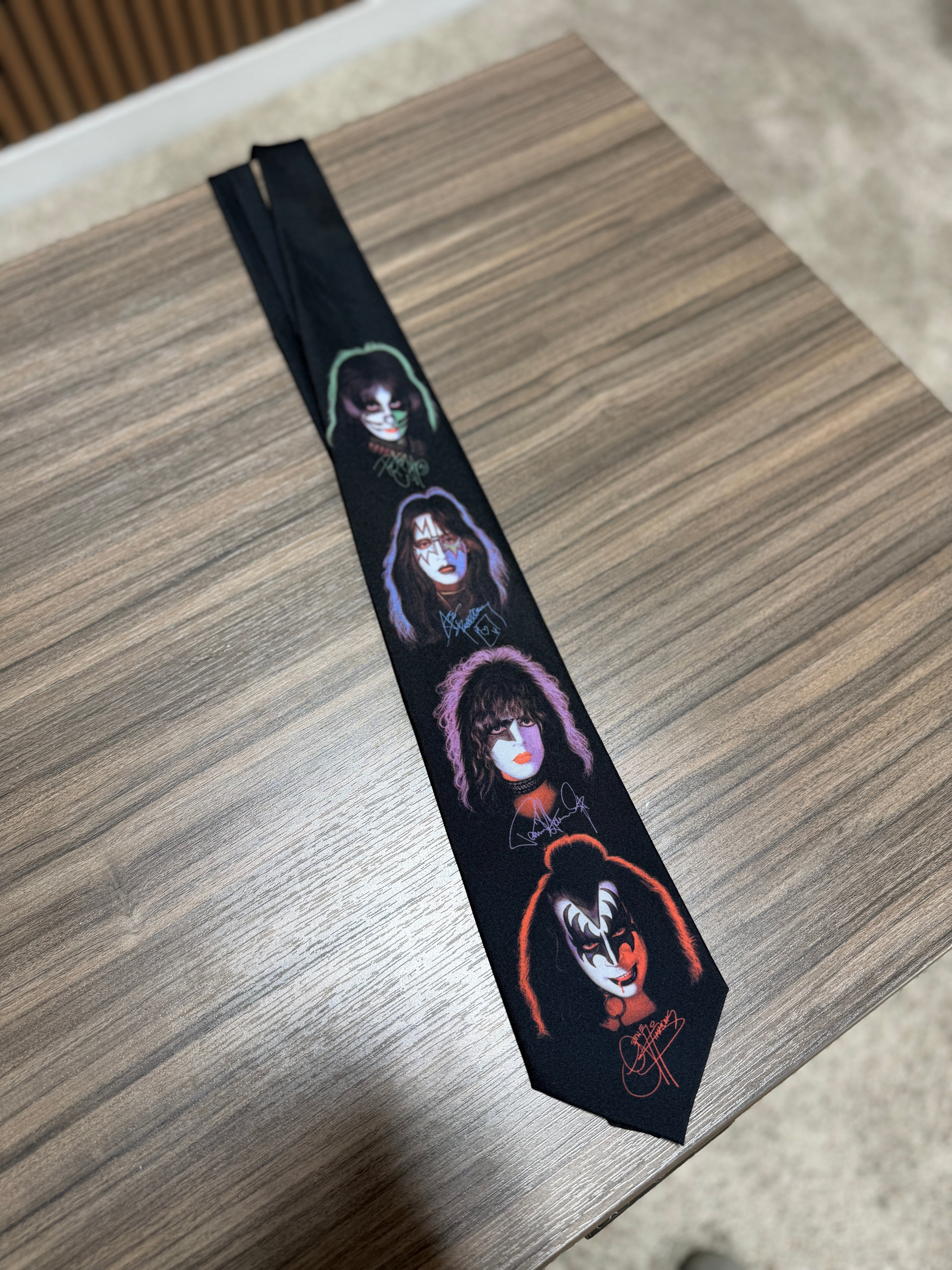 Ralph Marlin Signature Kiss Tie Decorative Collectible Gene Simmons Rock Roll