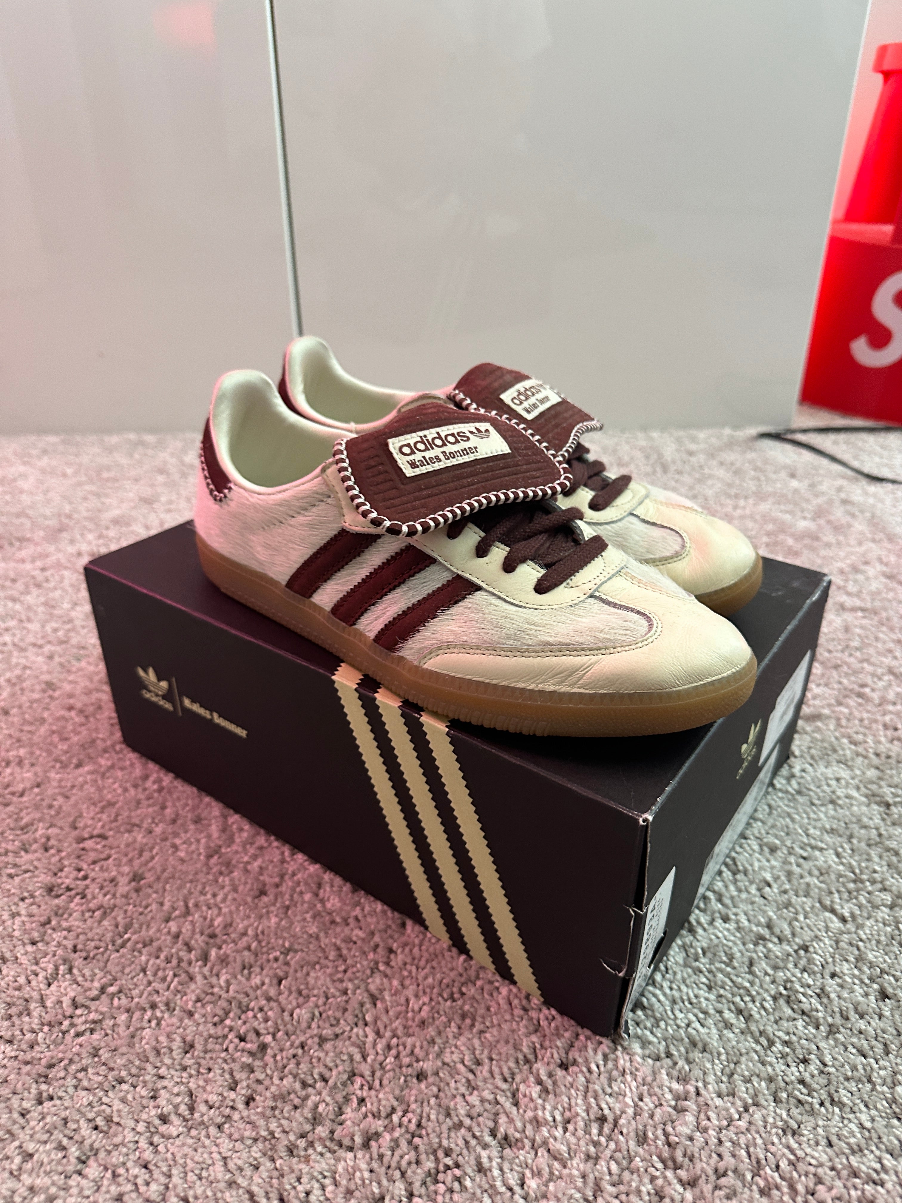 adidas Samba Pony Tonal Wales Bonner Cream White Sz 11