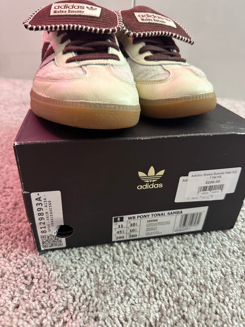 adidas Samba Pony Tonal Wales Bonner Cream White Sz 11
