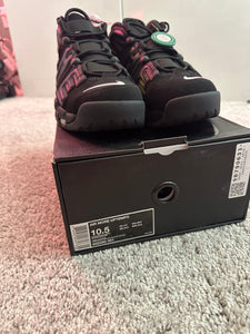 Nike Air More Uptempo Supreme Suptempo Black Sz 10.5