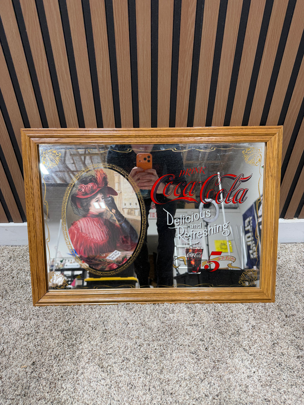 Vintage Coca Cola Wall Art Mirror