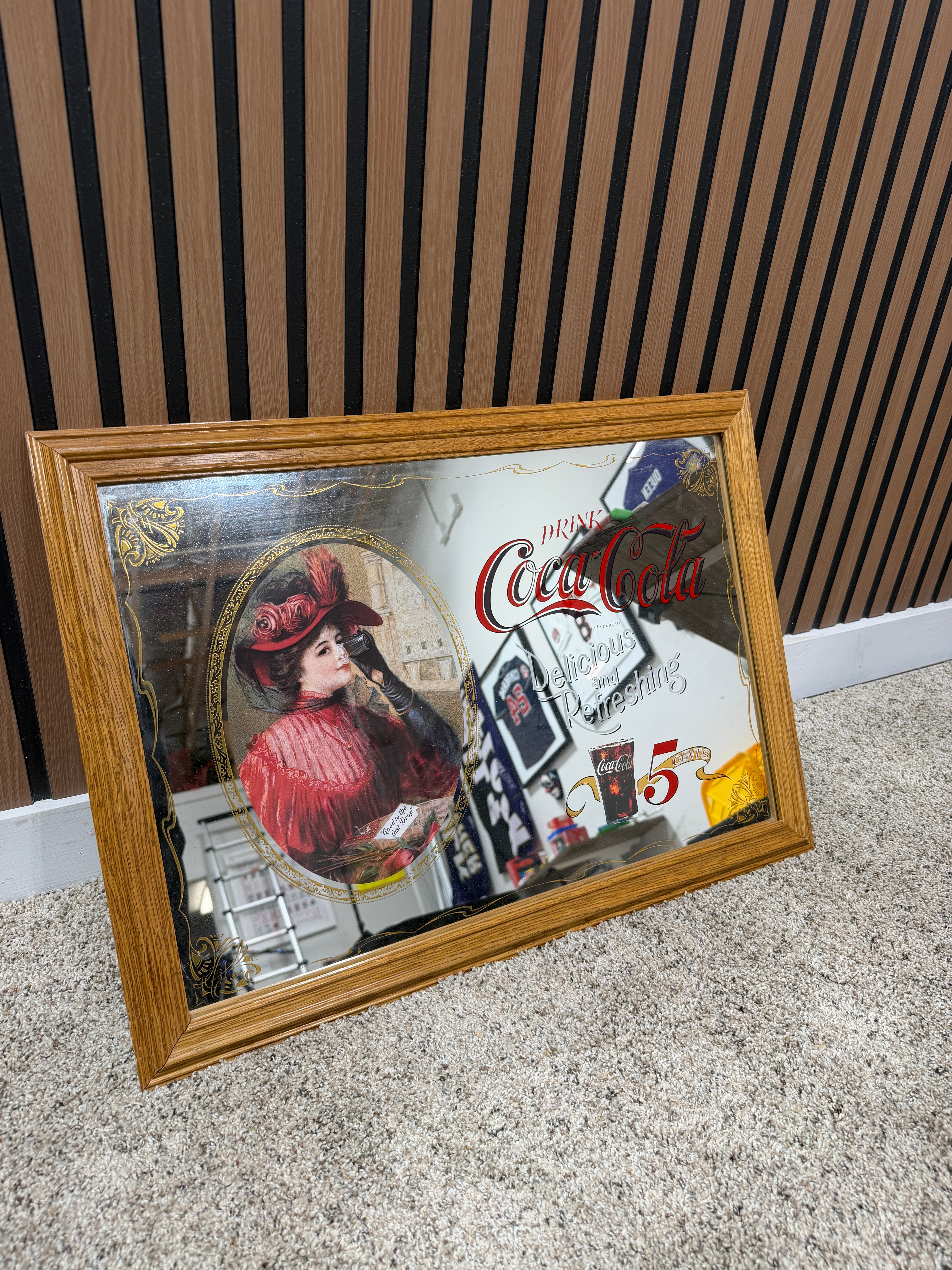Vintage Coca Cola Wall Art Mirror