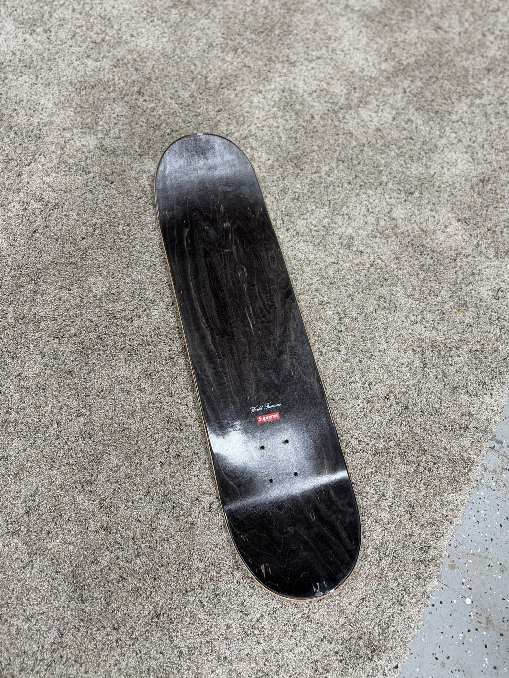 Supreme Airbrushed Floral Skateboard Deck White SS19