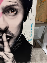 Load image into Gallery viewer, "David Bowie" By Luis MarLo 53" x 36"
