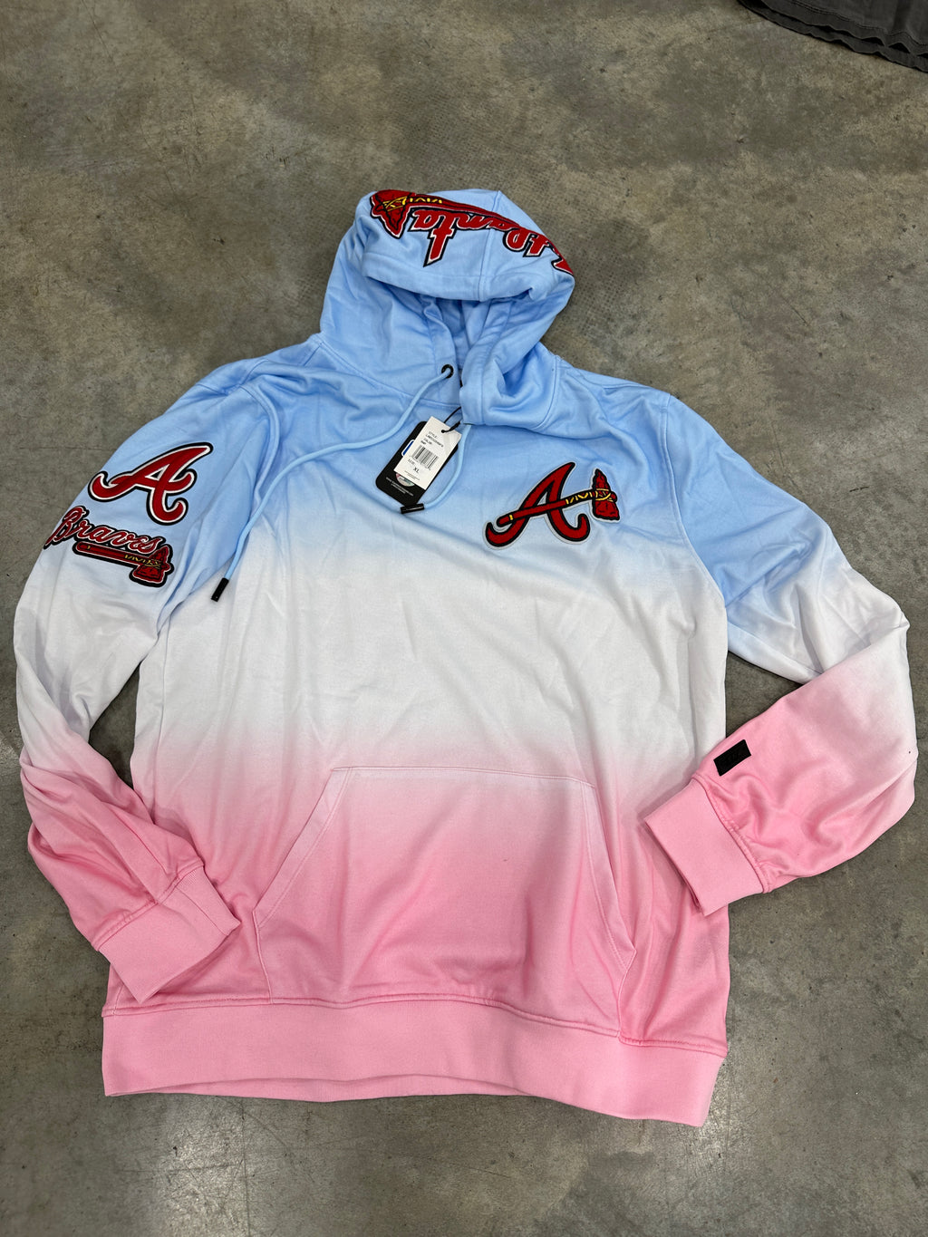 Braves Gradient Sweatshirt Sz XL