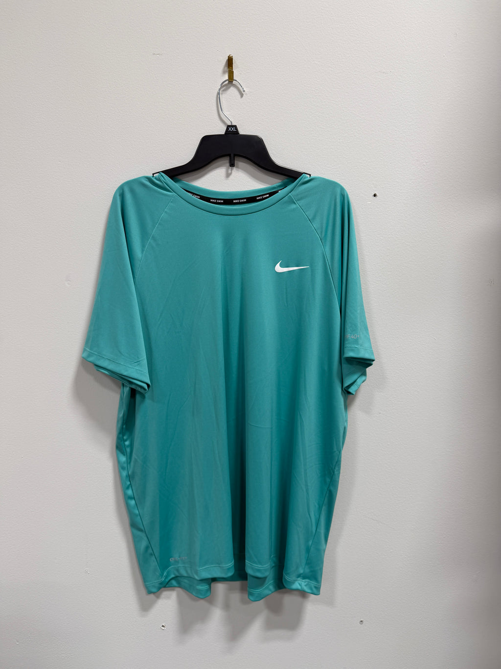 Nike Swim Teal Mens shirt Size XXL/2XL