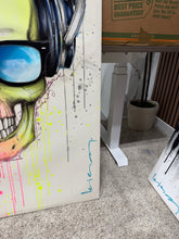 Load image into Gallery viewer, "Music Skull" By Luis MarLo  36" x 53"

