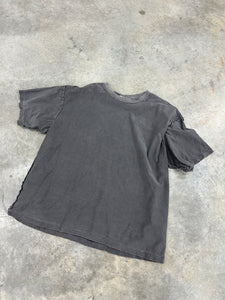 Grey Cropped T-shirt Sz L