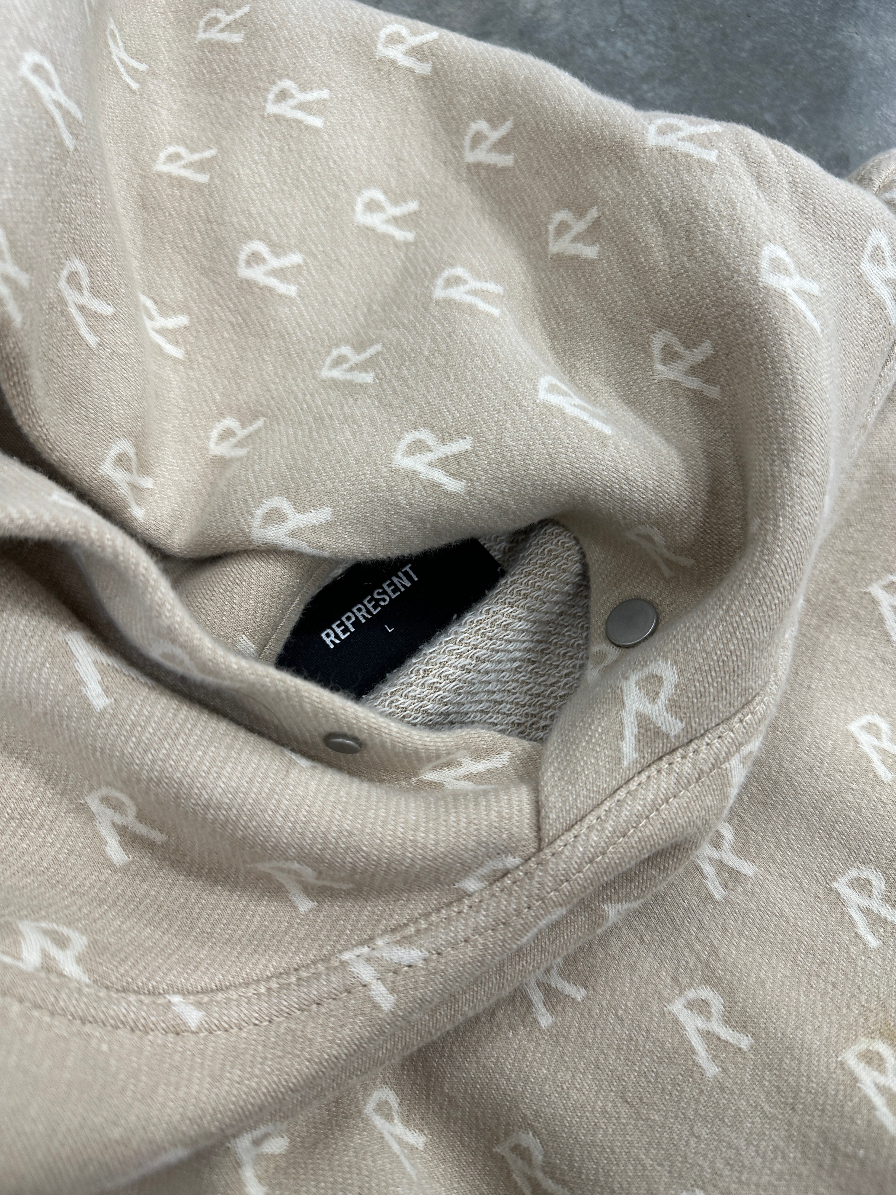 Represent R Logo Hoodie Sz L