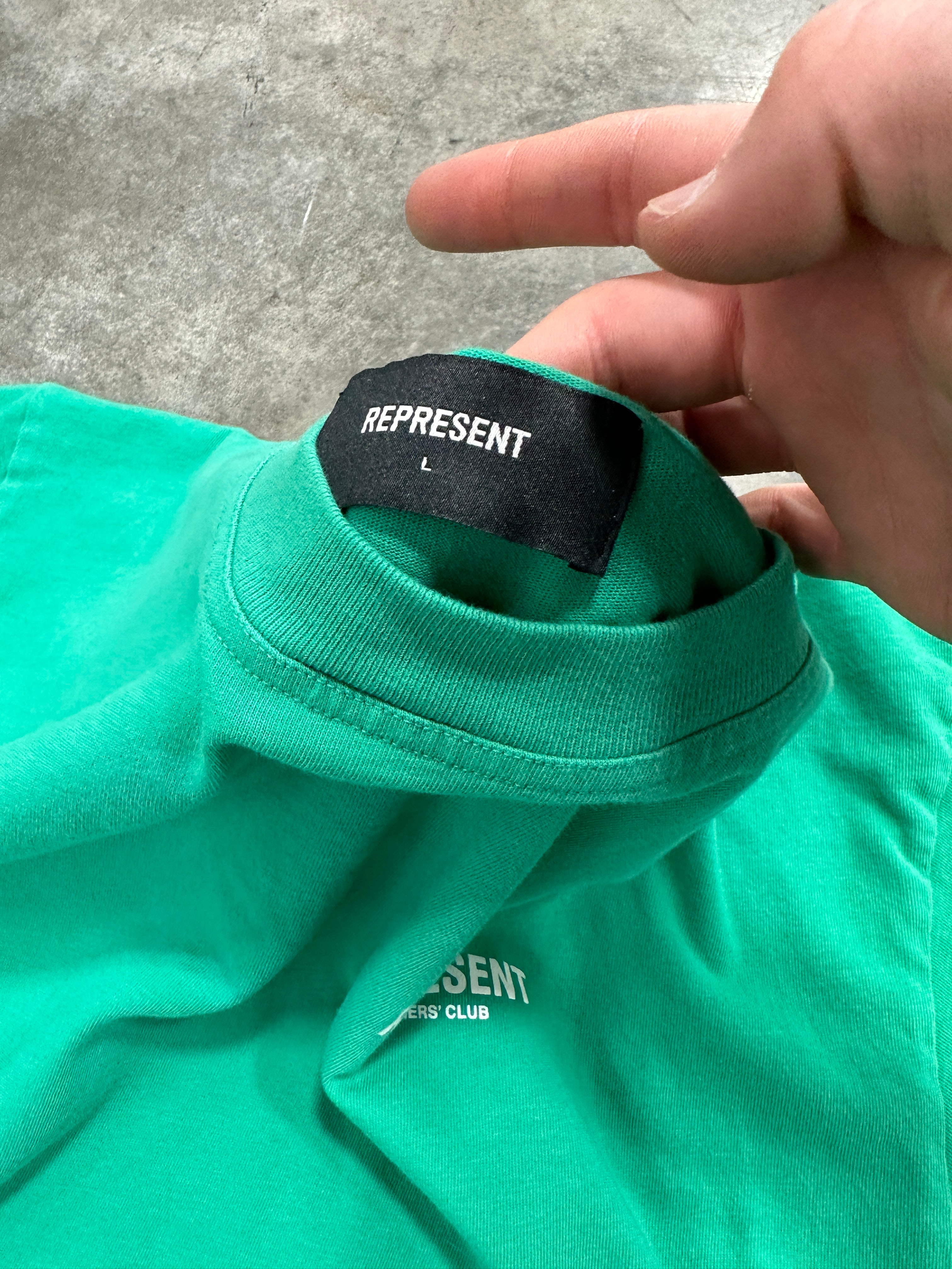 Represent Owners Club Green Shirt Sz L