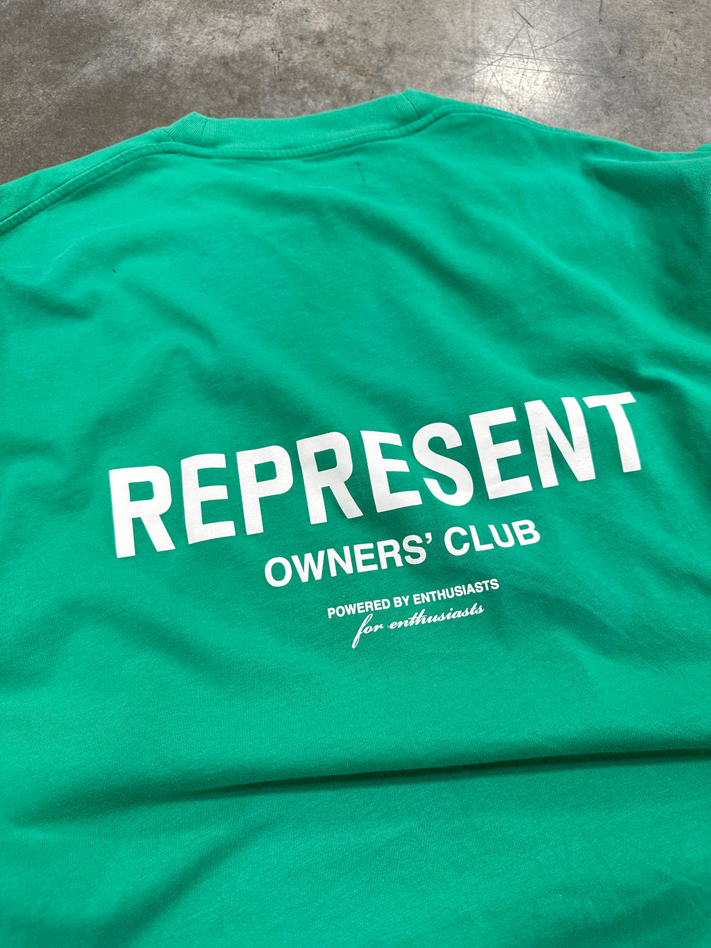 Represent Owners Club Green Shirt Sz L