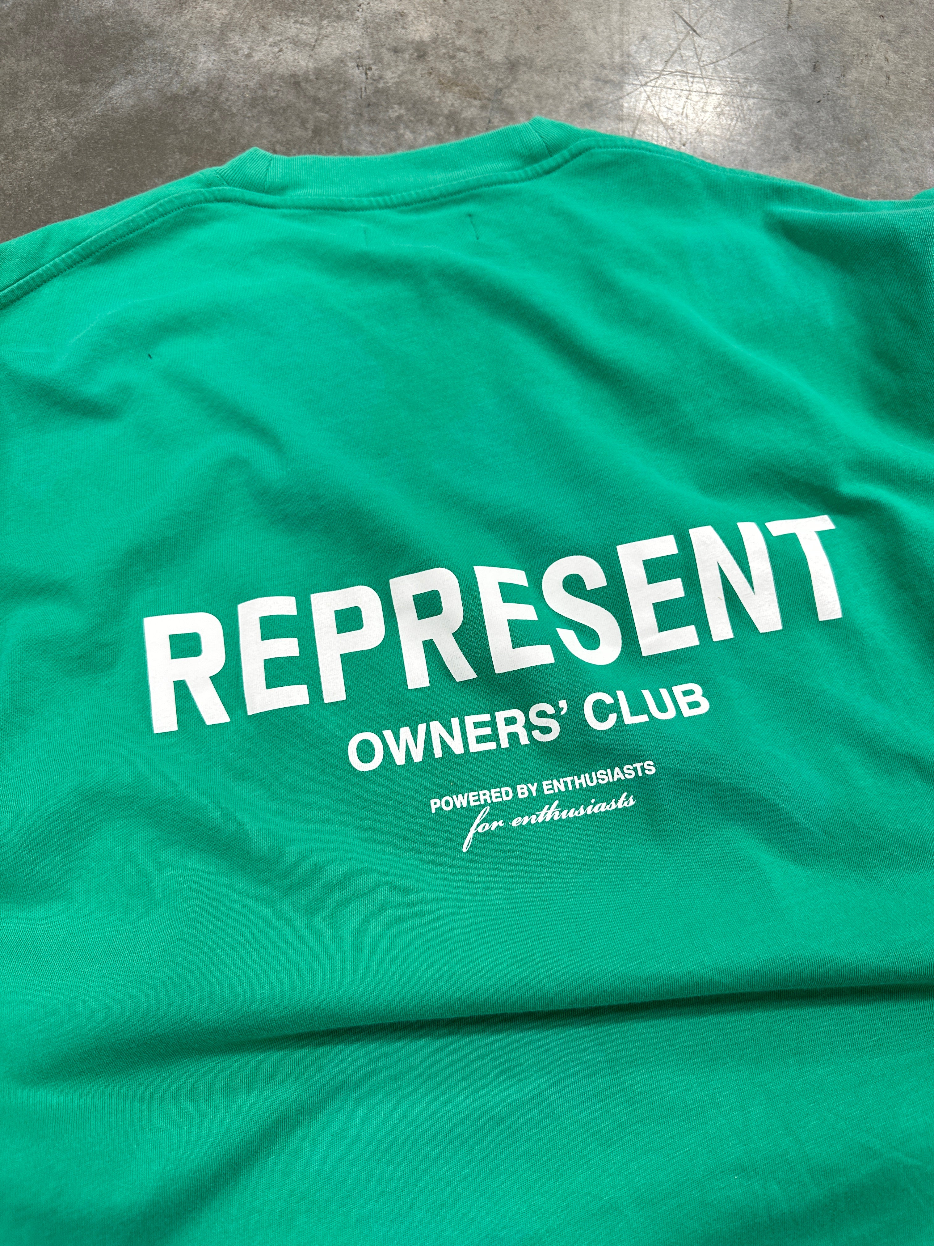 Represent Owners Club Green Shirt Sz L