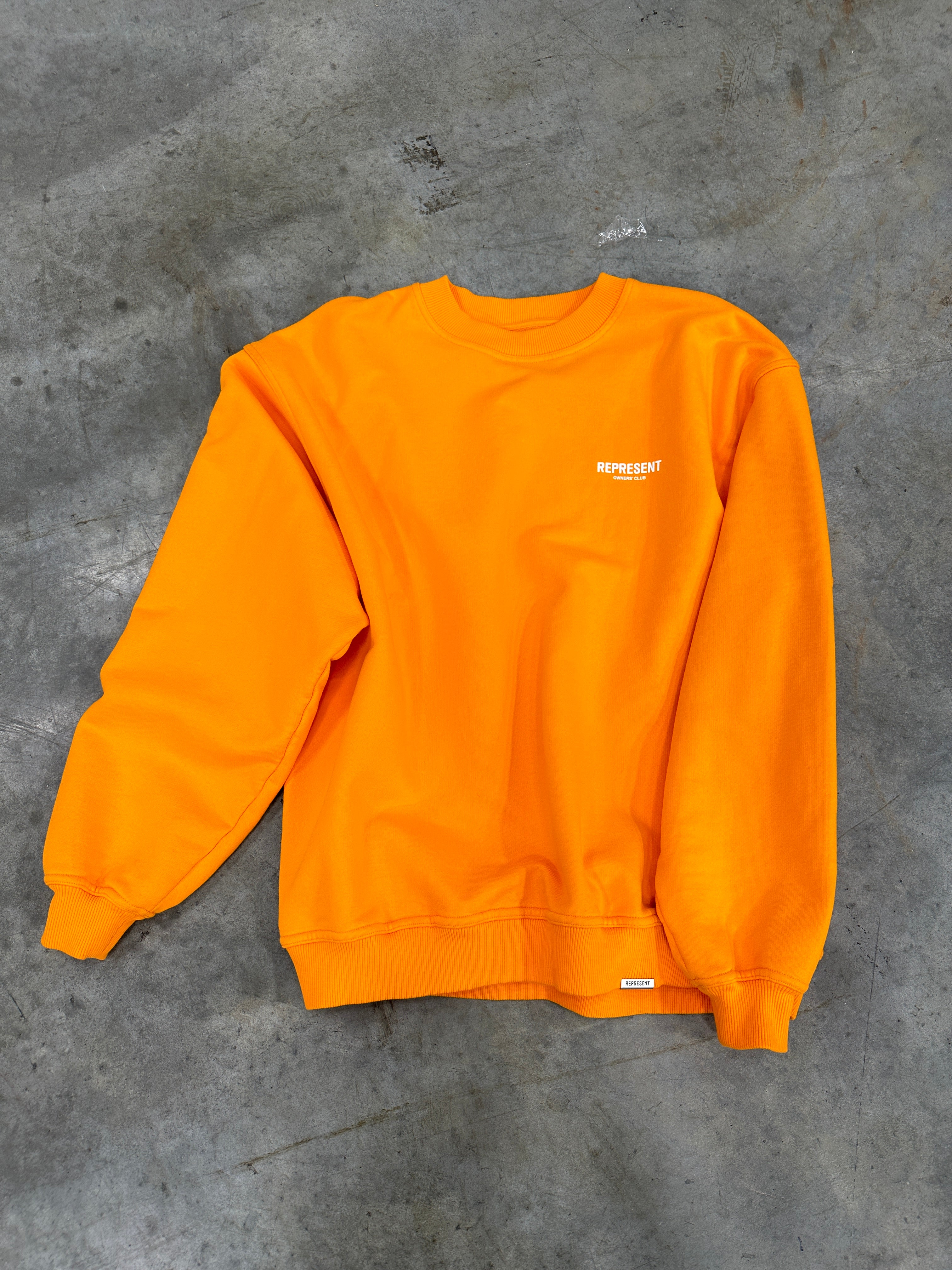 Represent Orange Crewneck Sz L