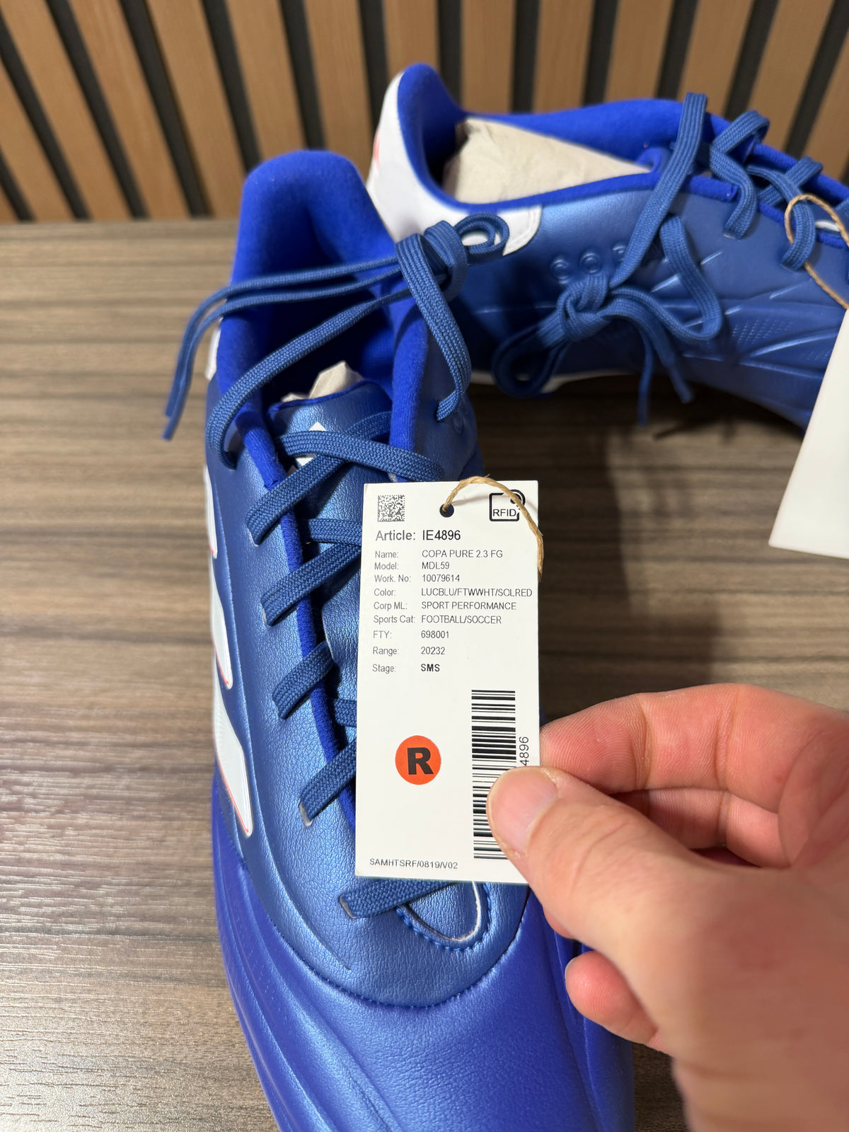 adidas Copa Pure II cleats Sz 9