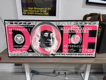 Load image into Gallery viewer, "Red Negative Benny Jr." print by artist Mister E W 48" x H 20"
