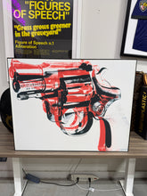 Load image into Gallery viewer, Andy Warhol GUN, C. 1981-82 PRINT 33" x 26"
