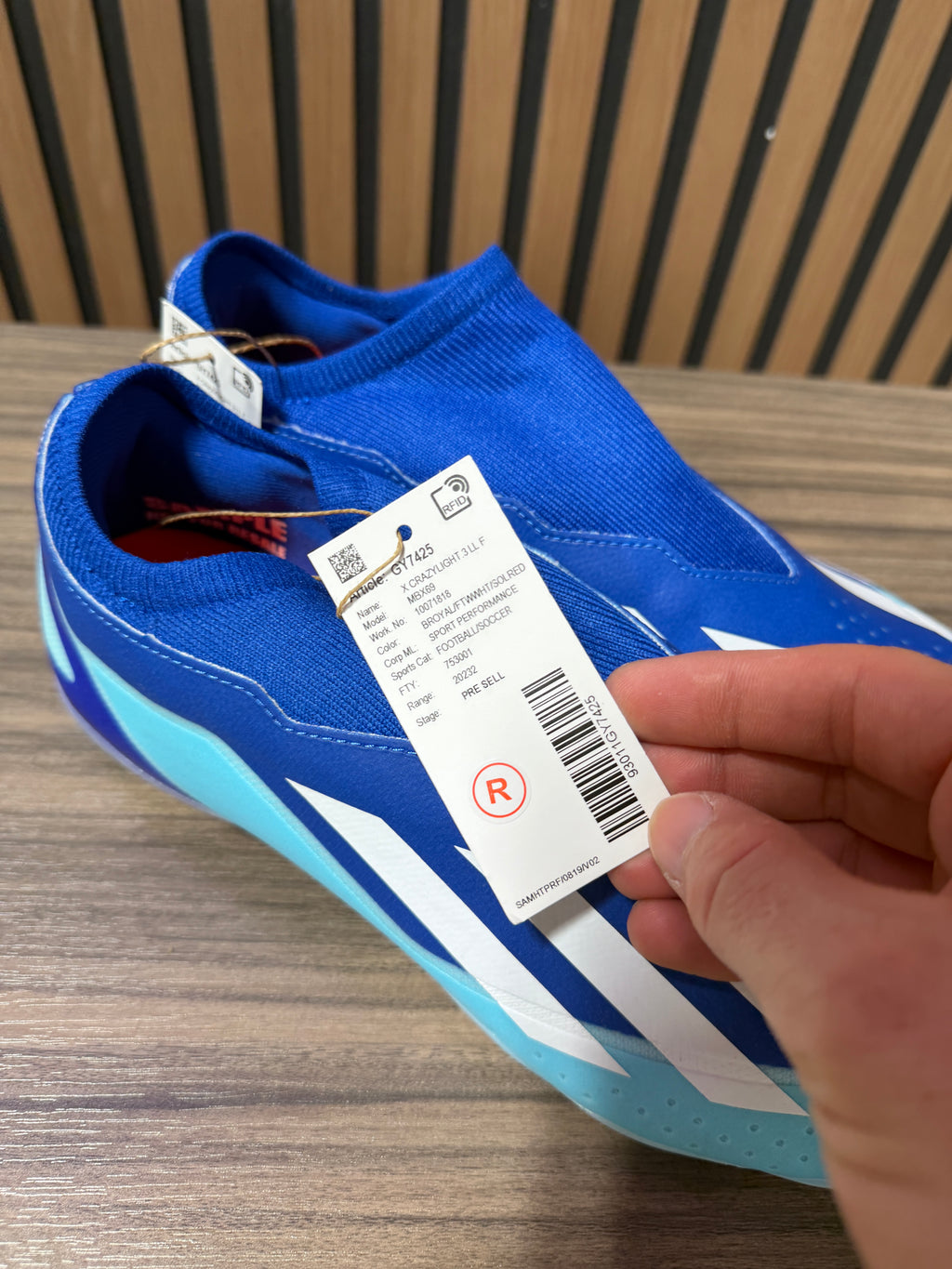 Adidas X Crazyfast.3 Laceless FG Sz 9
