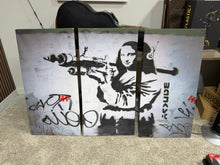 Load image into Gallery viewer, Omona Liza, Banksy 2 Canvas Print
