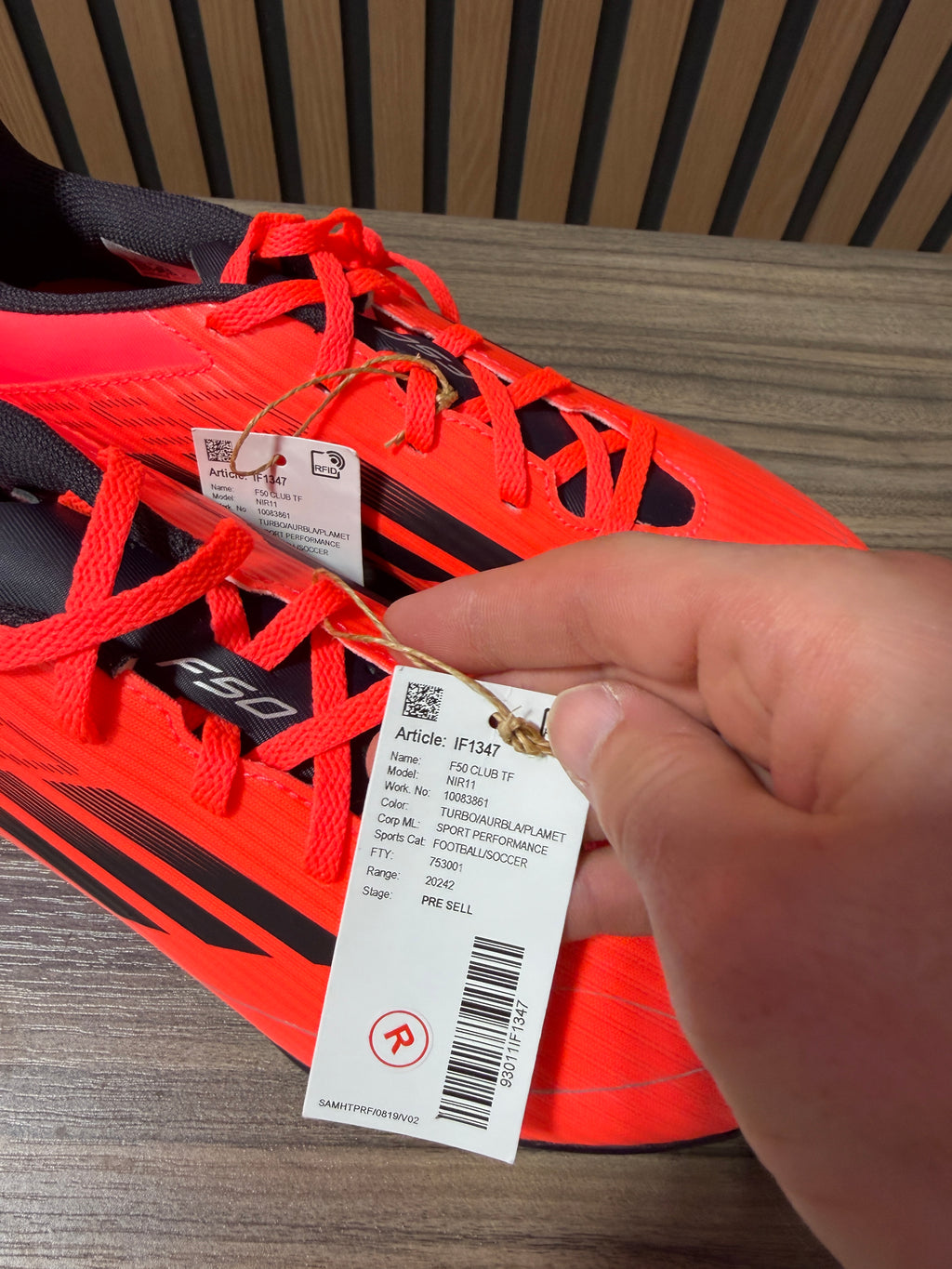 Adidas F50 Club TF IF1347 Mens Futsal Shoes Football Soccer Sz 9