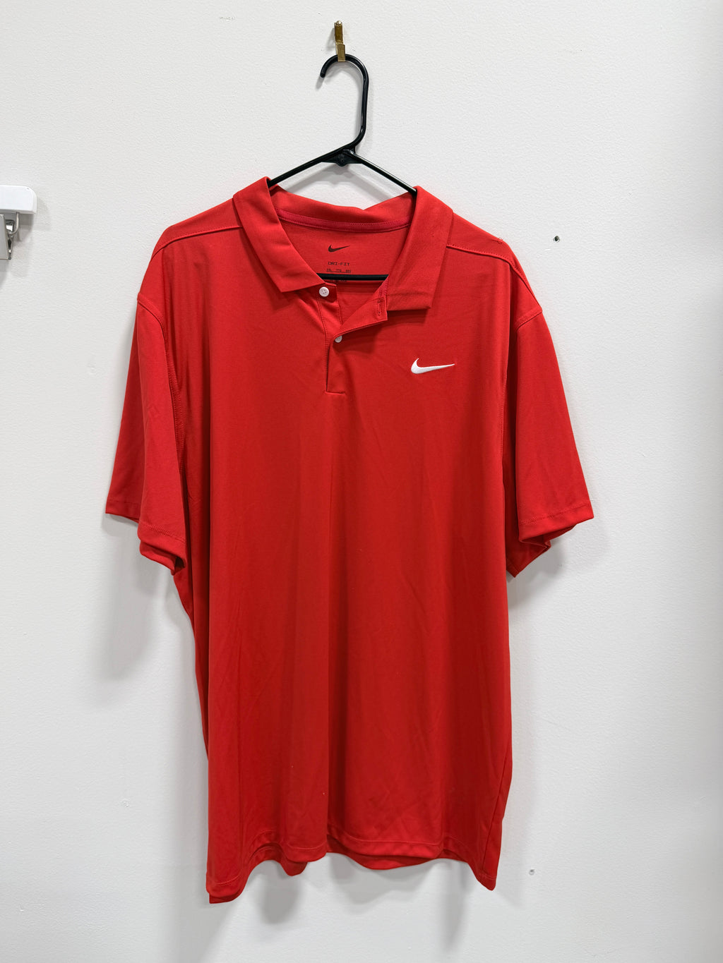 Nike Dri-FIT short-sleeve athletic polo shirt men's sz 2XL
