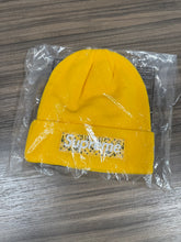 Load image into Gallery viewer, Supreme Box Logo Beanie Paisley/Yellow
