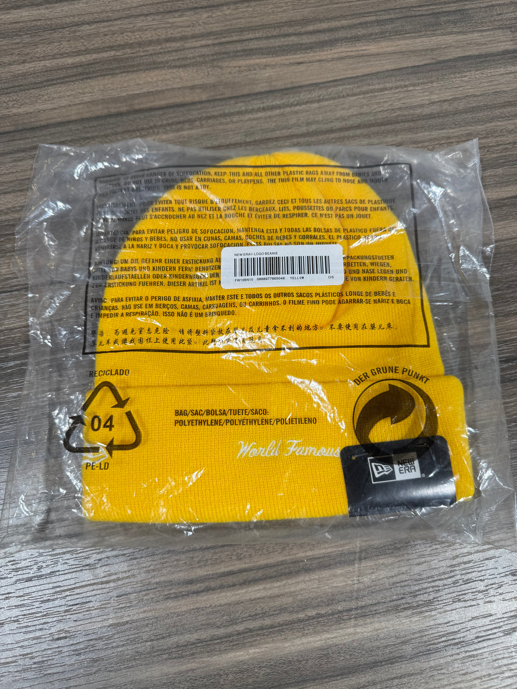 Supreme Box Logo Beanie Paisley/Yellow