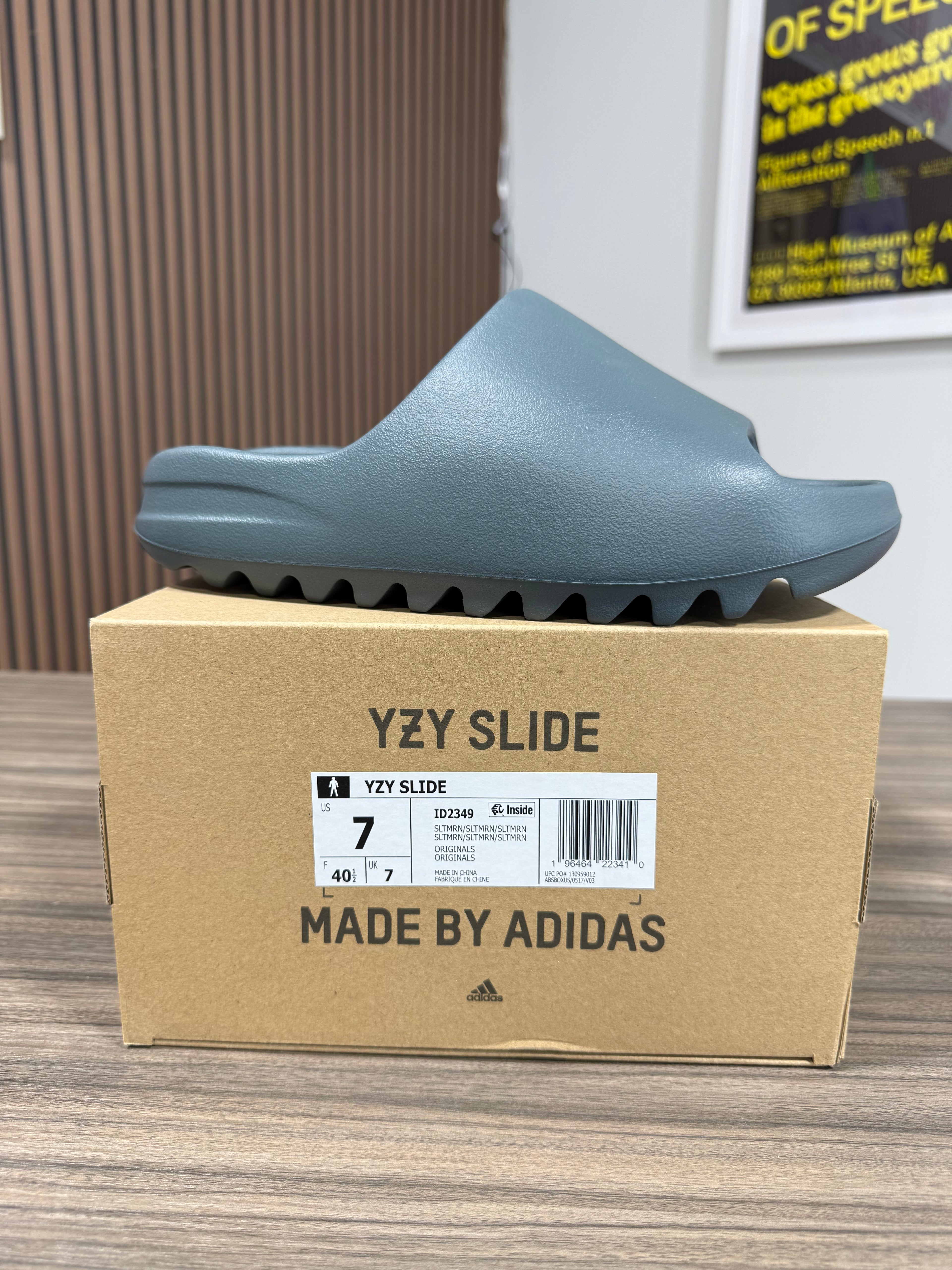 Yeezy Slide Salt Marine Sz 7
