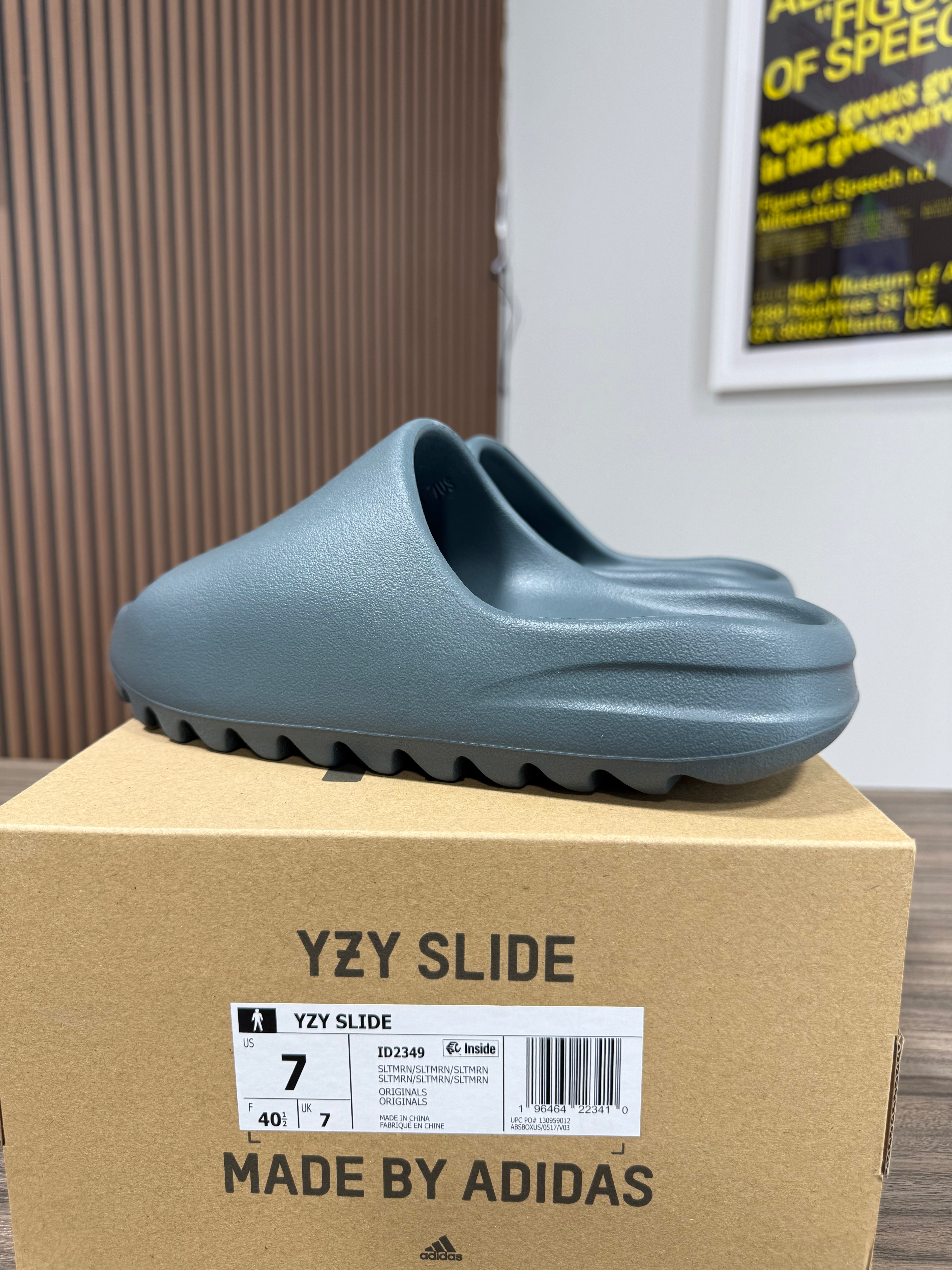 Yeezy Slide Salt Marine Sz 7