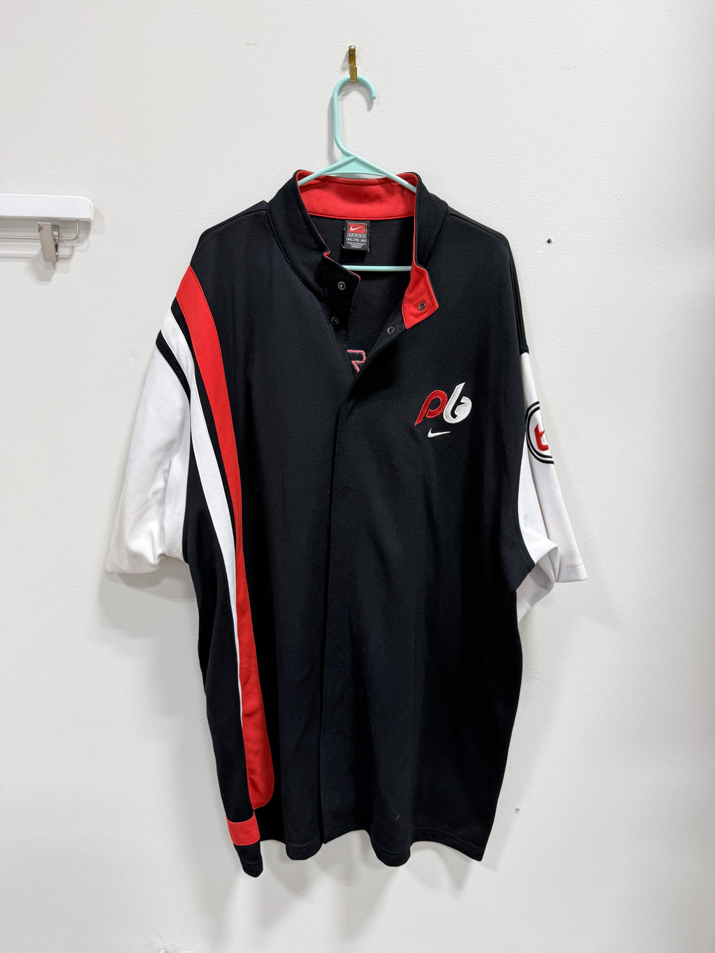 Y2K Nike Portland Trail Blazers pre-game shirt men's sz 3XL